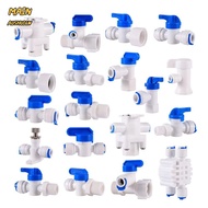 MAINAUSHUI6W 1Pcs Hose Quick Connector, 1/4" 3/8" OD 1/4" 3/8" Male 1/2" Female Reveser Plastic Ball