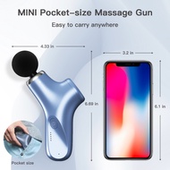 Travel Massage Gun, Deep Tissue Mini Massage Gun for Pain Relief and Body Relaxation