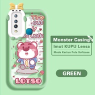 （Lokal Ready)Hontinga Case Casing Ponsel Untuk hp Vivo Y11 2019 Y12I Y12 Y15 Y17 1902 1906 Casing Terbaru Kartun Imut Bekerja Lotso Silikon Lembut Softcase TPU kesing Case hp Anti Gores Air Softcase Untuk Gadis