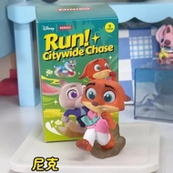 Disney Zootopia Run Citywide Chase Series Figurine Blind Box Ornament Gift NS