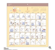 預購 日本製 2027 PEANUTS Snoopy & friends 2027掛曆