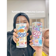 FREE STAINLESS STRAW COFFEE TUMBLER STARB*CK COFFEE TUMBLER/