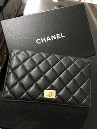 100% real Chanel classic long wallet 香奈兒經典長銀包（黑色）