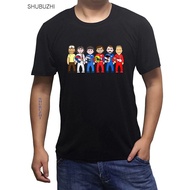 Lint9 {XS-6XL} Casual Short Sleeve T-Shirt Cotton 1 Print Juan Manuel Fangio Legends Michael Schumac