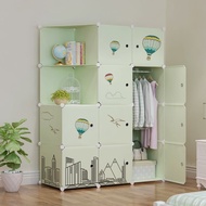 HY-6/Simple Wardrobe Assembly Fabric Cabinet Storage Cabinet Bedroom Rental Storage Removable Rental House Plastic Renta