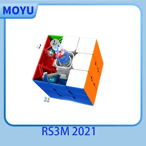 [JudyCube] MOYU RS3M 2021 3x3 Maglev The Latest Magnetic Levitation Magic Cube RS2M 2022 Puzzle Toys