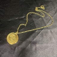CHANEL Coco Mark Round Necklace 金色圓形雙C標誌項鍊