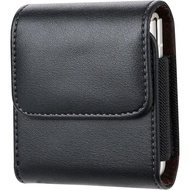 Flip Phone Case,Pouch Holster Design with Belt Clip,Magnetic Closure PU Leather Elastic Wallet Loop 