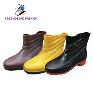 Cap Gajah Low-cut Rubber Rainboots | Kasut Boot Getah 3-333S
