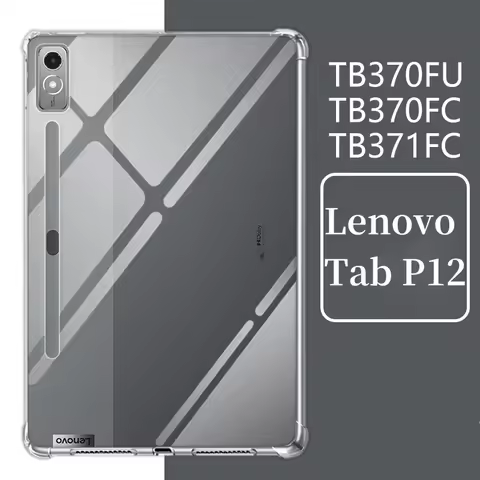 New For Lenovo Tab P12 Case 12.7 inch 2023 TPU Silicon Soft Shell Airbags Cover for Funda Lenovo Xia