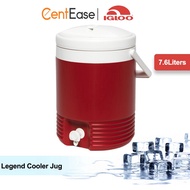 IGLOO Legend 2 Gallon (7.6L) Cooler Jug- Diablo Red