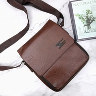 กระเป๋าสพายข้างแบรนด์แท้ WOLVES ORIGINAL 100% หนัง PU กันน้ำ ช่องใส่ของกว้าง มีช่องเยอะ เรียบๆแต่ดูด