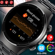 2023ใหม่สำหรับ Huawei Xiaomi นาฬิกาอัจฉริยะตรวจวัดสุขภาพของผู้ชายอัตราการเต้นของหัวใจ ECG + PPG AMOLED 360*360หน้าจอ HD บลูทูธ