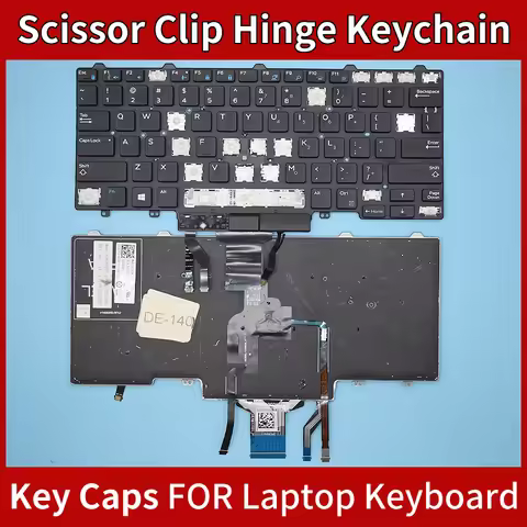 Replacement Keycap Key Cap Scissor Clip Hinge For Dell Latitude 5480 5490 E5450 E5470 E7450 E7470 0D