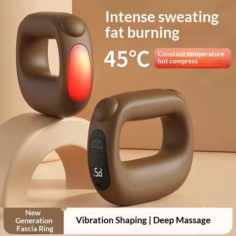 New Massage Ring Vibration Massager Shoulder and Neck Yoga Ring Mini Vibrator Massager