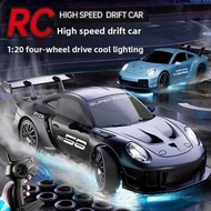 4WD Smart Drift RC Racing High-Speed 2.4Ghz Electric Remote Control Car Toy with LED Lights for Ages