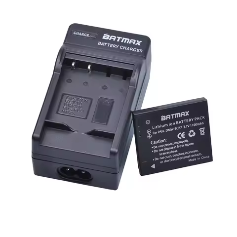 DMW-BCK7 BCK7 NCA-YN101G Battery+Charger for Panasonic Lumix DMC-FP7 DMC-FS16 DMC-FS18 DMC-FS22 DMC-