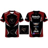 Baju Mobile Legend Esport Gaming Custom Nickname dan Logo