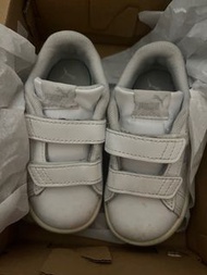 Puma Smash V2 白色魔術貼童鞋