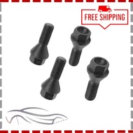 4 PCS 36136781150 Wheel Lug Bolt Nut Black Steel Bolt Nut For BMW E70 / E70N / E71 / F20 / F21 / F22