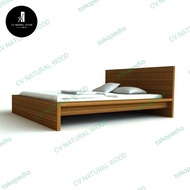 Dipan kayu minimalis murah / dipan tempat tidur modern
