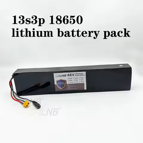 13S3P Battery Pack Suitable for 500W 700W Electric scooter 48V Battery 15000mAh Rechargeable Lithium