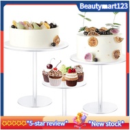 【BM】Acrylic Cake Stand,Clear Cake Stand Round Tall Cake Stand for Dessert Table Display, for Wedding, Event, Birthday Party