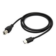Durable Type C to USB B Printer Cable for Printer Scanner MIDI Keyboard