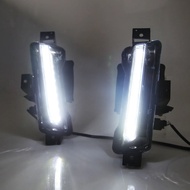 CSCSNL 1 Set Car LED DRL Fog Lights Daytime Running Light with yellow signal For Chevy Camaro ZL1 RS