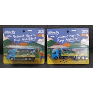 Set 2 Buah Lori Wheelly Lorry Eco Truck Raya AidilFitri 2024 Blue (1 Prime Mover & 1 Box Truck)0