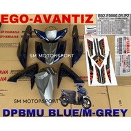 EGO AVANTIZ DPBMU BLUE BODY COVER SET & STRICKER BODY COVER SET YAMAHA 100% ORIGINAL HONG LEONG YAMA