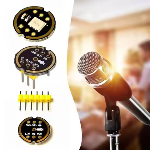 24Bit INMP441 Microphone Module Omnidirectional Digital Output I2S Digital Microphone ESP32 MEMS Mic