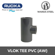 Vlok Tee AW 1 1/2" x 1/2" PVC RUCIKA - Reducer T T Te 1 1/2 x 1/2 Inch