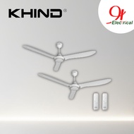 KHIND 60″ BLDC Ceiling Fan With Remote CF683DC –  White | 6 Speed 3 Blade 5 Star Energy Efficient  [