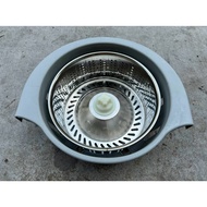 Mop bucket wringer basket, 360 mop bucket rotating cage to replace damaged mop bucket, wringer baske