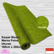 Karpet non woven lantai brudu bludru polos alas kasur duduk masjid mesjid mushola pameran panggung 1