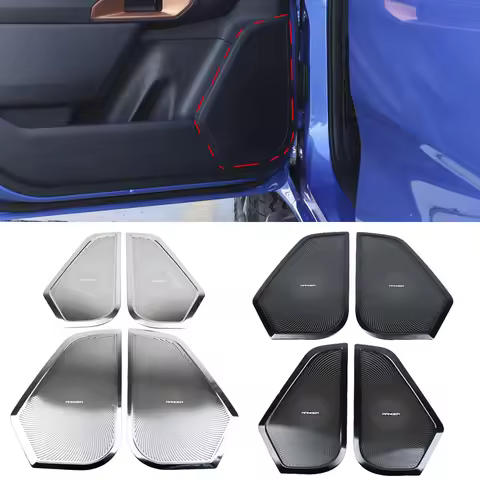 Car Audio Speaker Cover Door Speaker Cover Loudspeaker Frame Horn Trim Accessories For Ford Everest 