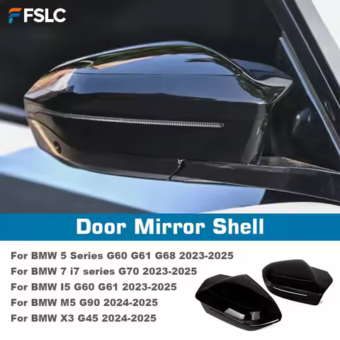 ⭐Genuine⭐ Protective Cover Door Mirror Shell For BMW i5 G60 G61 i7 G70 M5 G90 X3 G45 530e 540i 740i 