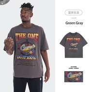 Rigorer Austin Reaves Shooting Sports Short-sleeved T-shirt Mens Printed Round Neck Casual Running T