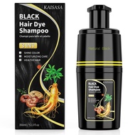 Three-in-One Hair Dyeing Shampoo, Hair Dyeing Shampoo Covering White Hair, Contains Herbal Ingredien