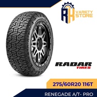 RADAR 275/60R20 116T RENEGADE ALL TERRAIN A/T- PRO TIRES