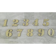 House Number Aluminium Composite (ACP) DIY Address Number Outdoor Size : 45mm / 60mm / 80mm