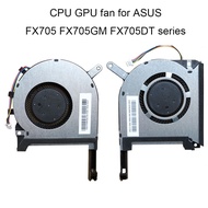 พัดลมคอมพิวเตอร์ Cooling สำหรับ ASUS TUF ROG Gaming FX705 FX705GM FX705GE FX705DT GPU CPU พัดลมคอมพิวเตอร์ Cooler หม้อน้ำ13NR00S0M09011ขาย