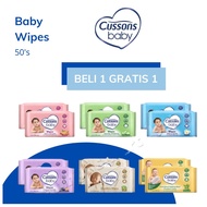 Cussons Baby Wipes Buy 1 Get 1 Non-Alcoholic Wet Wipes 50s