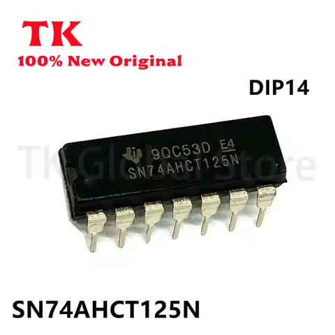 10-100Pcs New SN74AHCT125N 74AHCT125N Logic Chip IC In-line DIP14 In Stock 100% Quatily