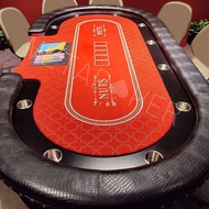 Texas Hold'em Poker Table Set Includes Table Cover, Multi-Purpose Poker Table, Poker Table, Conferen