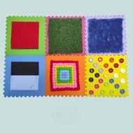 Sensory Playmat One Set Sensory Play Mat Baby Sensory Stimulation Baby Educational Toys Montessori B