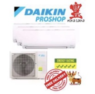 DAIKIN aircon System 3 Ismile Series R32 Gas 9000BTU x 3 - 5 ✅