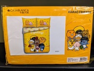 全新現貨✨包順豐 。全新床單一套 5呎 kakao friends 卡通