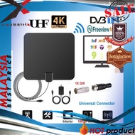 🔥HOT SALES🔥 Aerial Digital Antenna UHF Indoor Built-in Booster 50 Miles @ 80km For MYTV Myfreeview (
